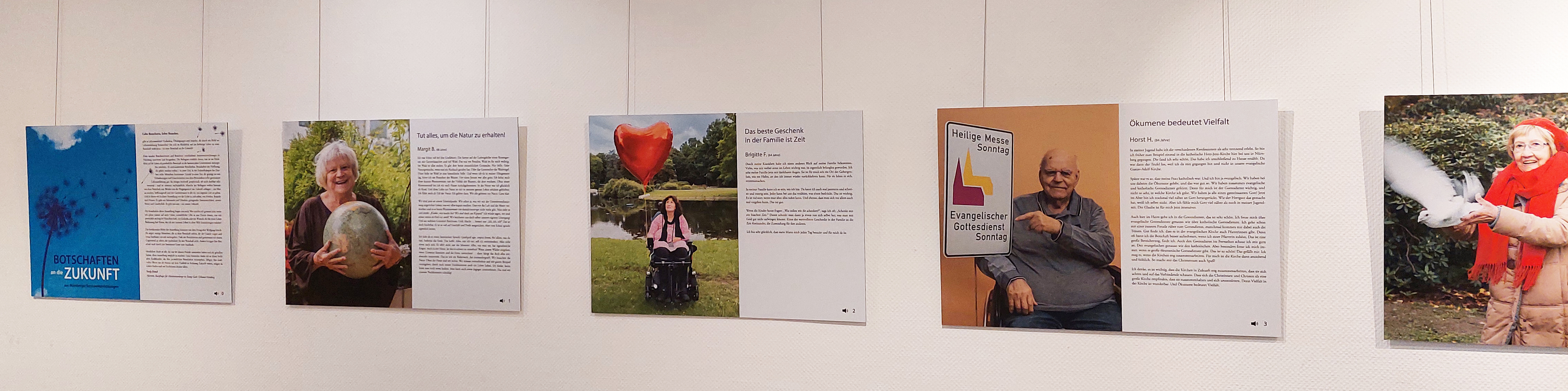 Ausstellung Botschaften für die Zukunft